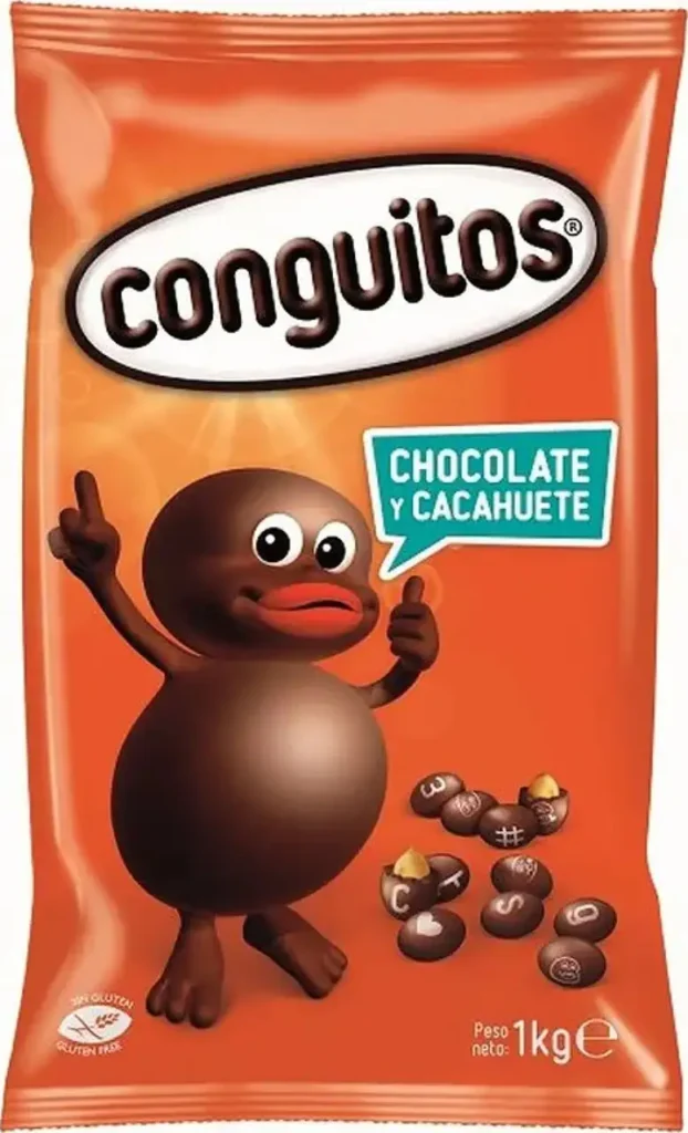 Chocolatinas, bombones y grageas de chocolate de colores