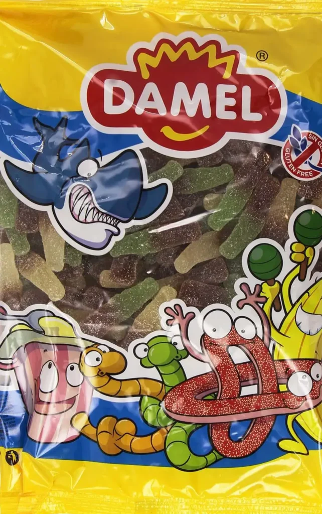 Chuches envasadas individualmente envueltas una a una